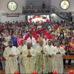 Feligreses guacareños celebraron el 50 aniversario de la Parroquia Cristo Rey